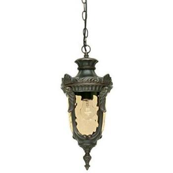Elstead 1 Light Outdoor Ceiling Lantern Old Bronze