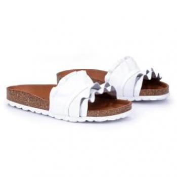 Sandalias Blanquísimas Rocío Verbenas para Mujer