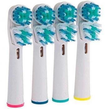 Set de recambios Oral B Dual Clean, 4 piezas, compatibilidad SB‑417A