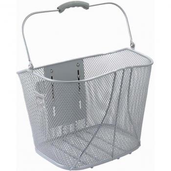 Grey 14‑Liter Unisex Bike Basket (Willex)