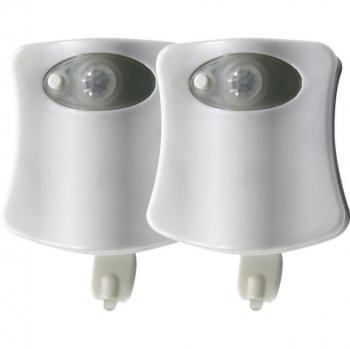 Waterproof Motion Sensor Toilet Night Light with 8 Colors 4.5V