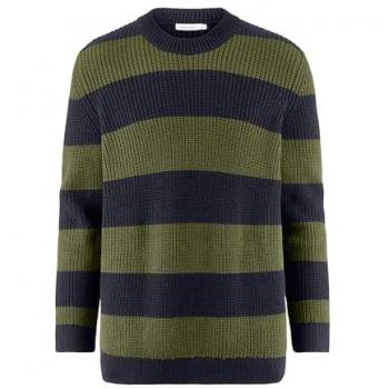 Hessnatur Herren Strickpullover aus Bio-Baumwolle und Bio-Merinowolle