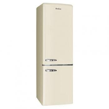 Amica Kühl-/Gefrierkombination 3 Gefrierschubladen Retro beige EEK: C KGCR 387 102 B