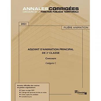 Adjoint d'animation principal de 2e classe 2021