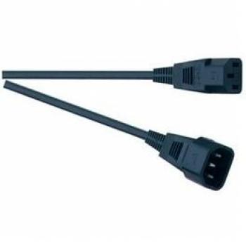 Power Extension Cable IEC Male to Female UPS Lead C14 to C13 10m Black