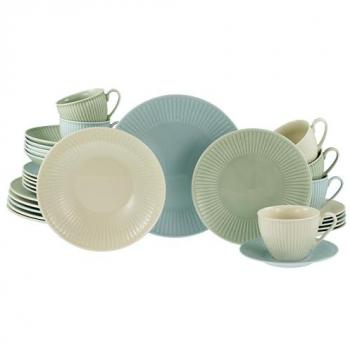 Creatable Valencia Pastell Kombiservice 30-teilig Porzellan