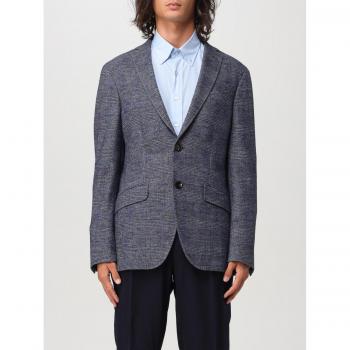 Sartoriale Etro: Blazer a Monopetto, Tartan Blu Notticino – Taglia 52