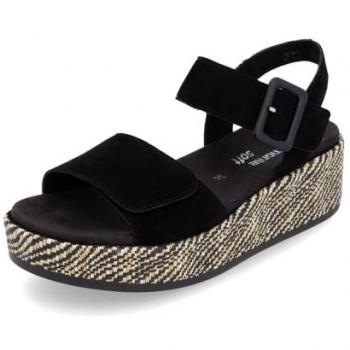 Remonte Plateau-Sandalen für Damen – Modell D1N54, schwarz