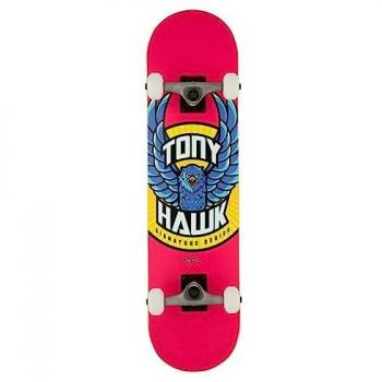 Tony Hawk 180+ Series Complete Skateboard – Eagle, 7.75”, Pink/Blue/Yellow