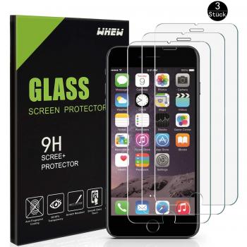 Blasenfreier Displayschutz – 9H Hartglas Folie 0,26 mm für iPhone 6/6s Plus