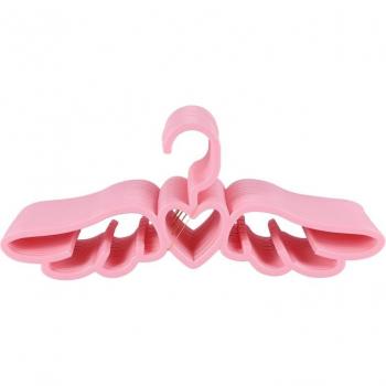 Perchero Plástico “Ángel del Amor” con Detalle Rosa