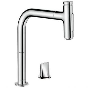 Hansgrohe Cocina M71 2‑Chorro Ducha Extraíble Cromado