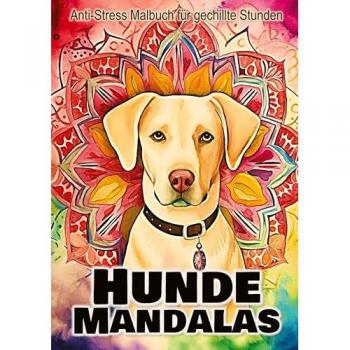 Hunde Mandalas Malbuch für Erwachsene Jugendliche Frauen Männer