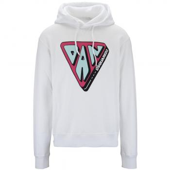 Dan Cool White Graphic Hoodie