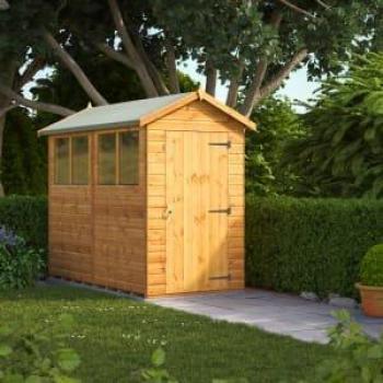 Power Sheds 8' x 4' Apex Dip Treated Shed