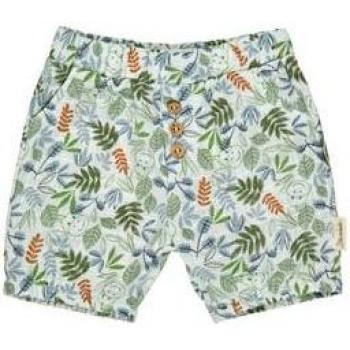 Turquoise Leaf Shorts