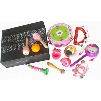 Juguetes Musicales Orff para Niños Pequeños, Set de Percusión 13 Uds
