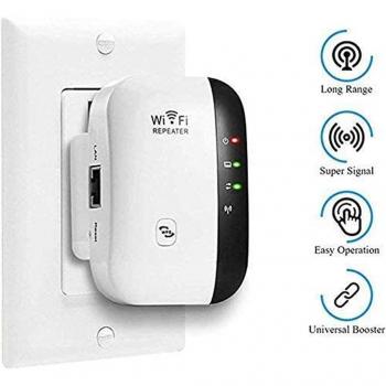 300Mbps Wireless-N WiFi Signal Booster with RJ45 Network Cable
