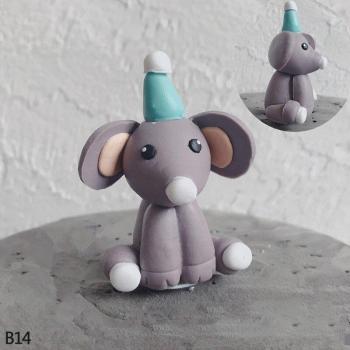 Animal Friends Cake Topper for Kids' Birthday Party