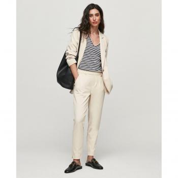 Pantalón capri de algodón para mujer