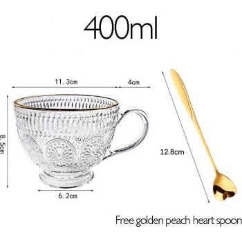 Heat Resistant Crystal Glass Mug