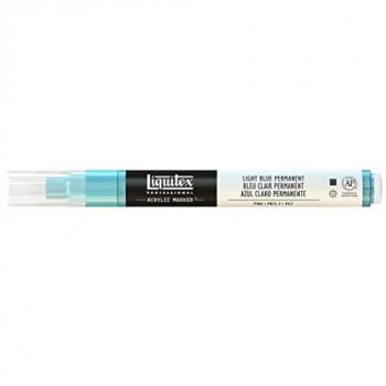 Small Light Blue Liquitex 2‑4 mm Permanent