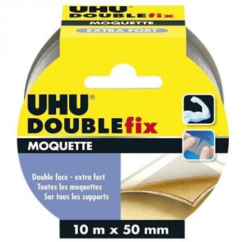 Ruban UHU Doublefix 10 m X 50 mm – Résistance Extra‑forte