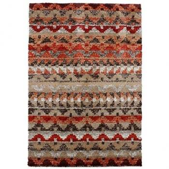 Tapis décoratif Rimini 133 x 190 cm Rouge