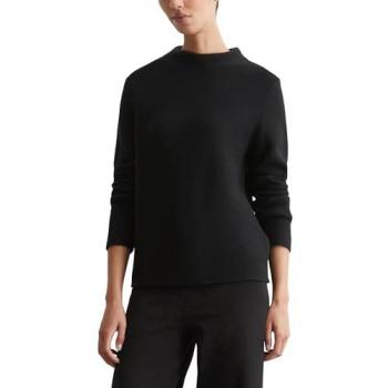 Marc O'Polo Slim Fit Strickpullover aus hochwertiger Baumwolle, Größe XS, schwarz