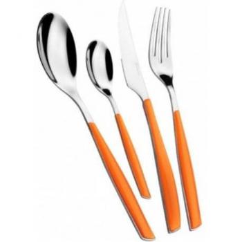 Ménagère Orange Bugatti Stella 24 pièces