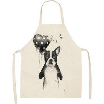 Delantal BullDog Lino y Algodón