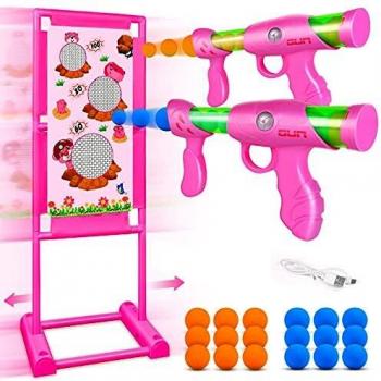 DX DA XIN Kids Toy Shooting Target with Popper Guns