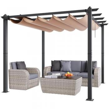 Tonnelle Rétractable 3x3 m