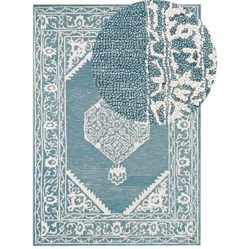 Tapis Moderne en Laine 160 x 230 cm Motif Oriental