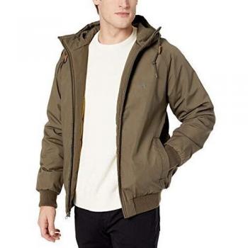Volcom Heran Teflon Hooded Jacket für Herren – Beigeteint, Größe S