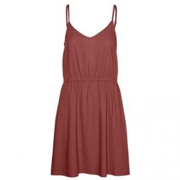 Vero Moda VMMYMILO Trägerkleid aus Leinen