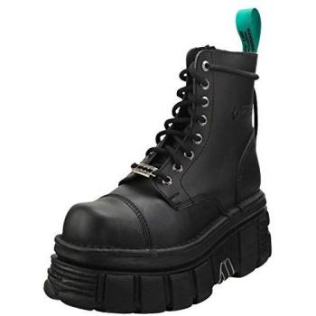 Bottes New Rock plateforme combat vegan noires 38 EU
