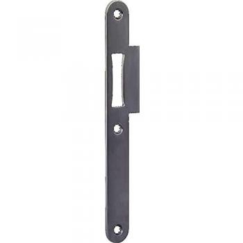 Frontale di Contropiastra B 9000 FA, Acciaio Inox Arrotondato 24x216mm DIN Sinistra