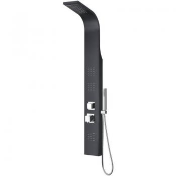 Vittoria Colonna Doccia Idroneve Nera 140x15 cm