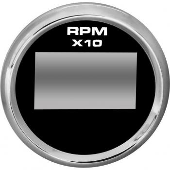 Digital 52mm Tachometer – 0–9990 RPM, Hour Meter, 8‑Color LED Backlight, Waterproof for Trucks, Cars, Boats & Motorcycles