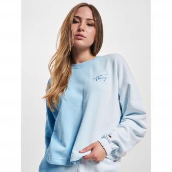 Tommy Jeans Boxy Dip Dye Sweater Damen Himmelblau Größe L
