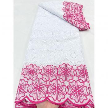 African Cotton Swiss Voile Lace Fabric