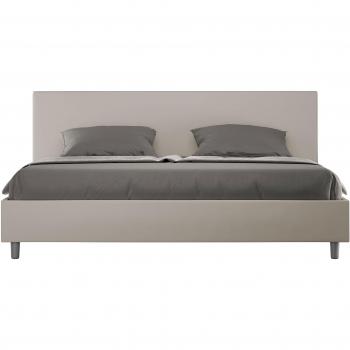 Cama Adele Base Acolchada Gris Tórtola 200x210