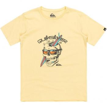 T-shirt Quiksilver One Last Surf nera blu bambino 12