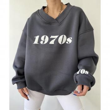 70s Nostalgic Smoke‑Styled Large Unisex Hoodie