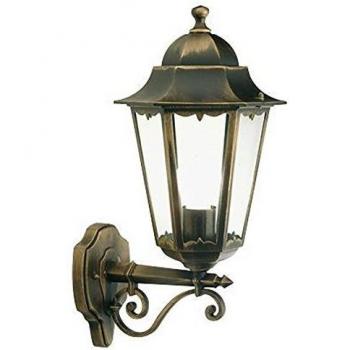 Applique illuminazione esterna 100w nero-oro