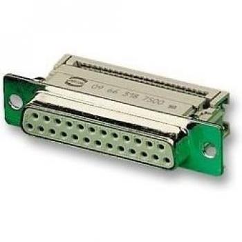 Harting 09 66 418 7500 D-SUB Buchsenleiste 180° 37 Pol Schneid-Klemm 1 St