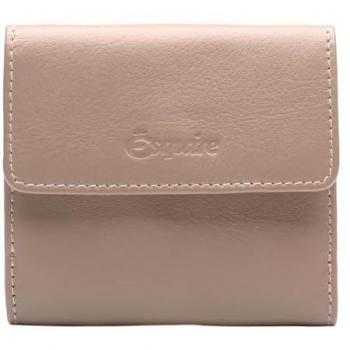 Esquire 10 cm Beige Leather Wallet with RFID