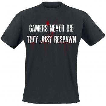 T-Shirt per Gamer Gamers Never Die