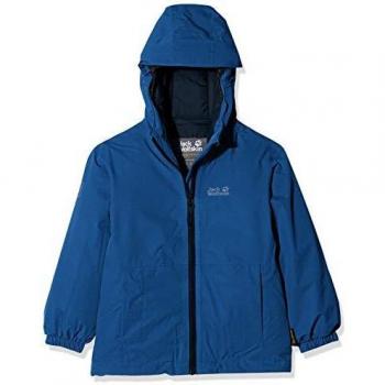 Jack Wolfskin Kids Schutzjacke Argon Storm – Wetterfestes Kinder-Design, Küstenblau